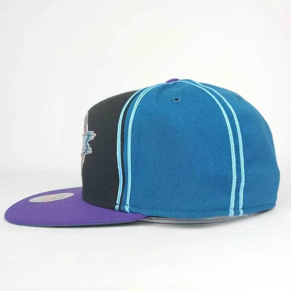 Utah‎ Jazz Mitchell & Ness NBA Flex Small-Medium Flatbill Hat Cap 3D Logo NWT